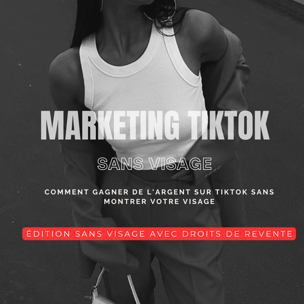 E-book TikTok Sans Visage — Gagne de l’argent sans te montrer